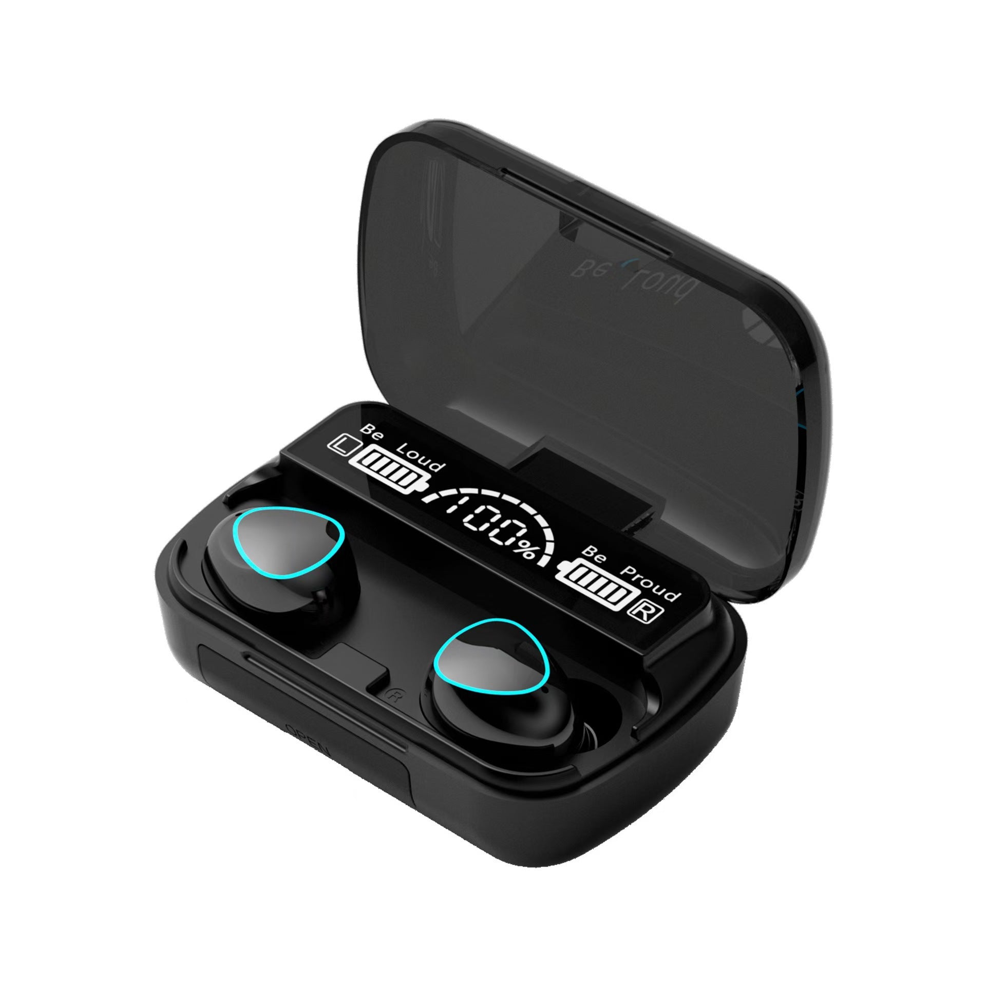M10 Bluetooth earphones with ultra long battery life high battery capacity wireless noise reduction gaming earphones